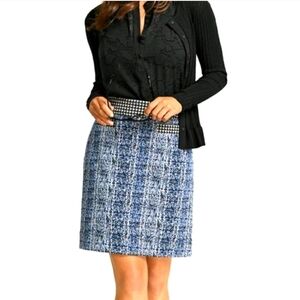 Cabi Blue/Black Women's Skirt